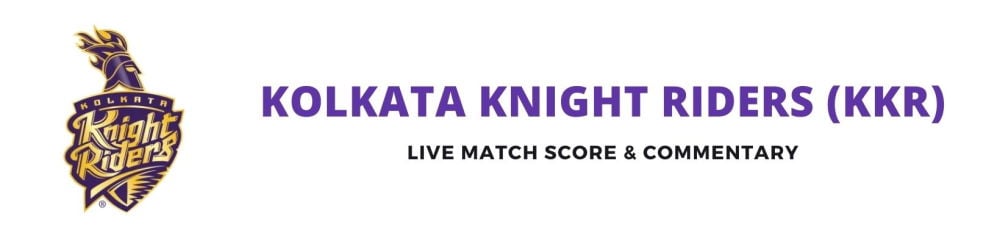 KKR live score