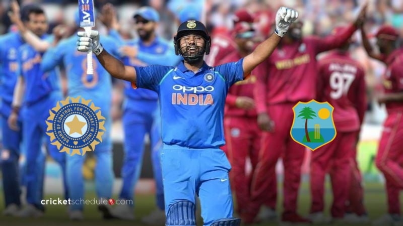 India vs West Indies Schedule 2023 with IND vs WI Match Dates, Fixtures, Time Table & Venues